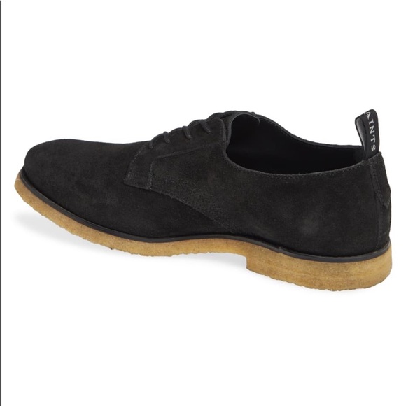 Allsaints black Oxford derby main image 4